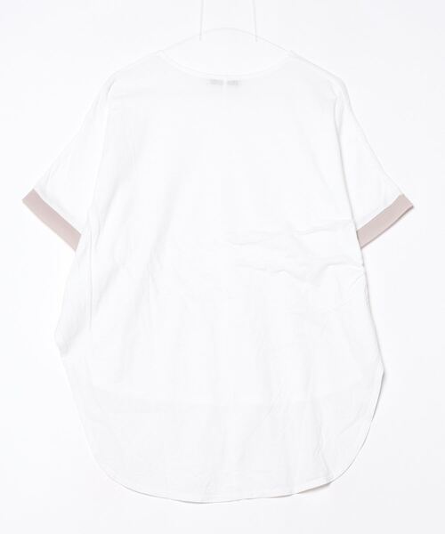 「blanc basque」 半袖Tシャツ 38 ホワイト レディース_画像2