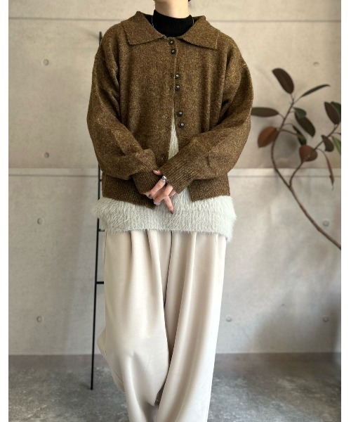 auralee ポロニット　カーディガン SUPER FINE WOOL RIB KNIT SHIRT CARDIGAN - AURALEE Official Website