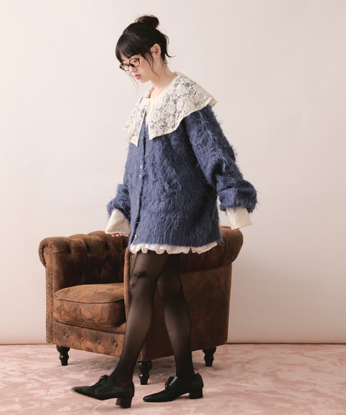loin nuit カーディガン mix color shaggy cardigan / ミックスカラー loin nuit カーディガン mix color shaggy cardigan / ミックスカラー