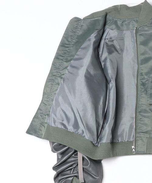 DIP IN CHOCOLATE ブルゾン アウター ボンバーフライトジャケット「DIP