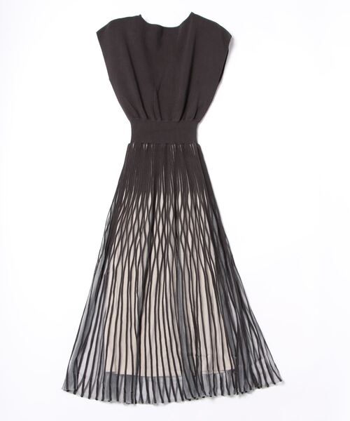 「LAGUNAMOON」 ノースリーブワンピース MEDIUM ベージュ レディース_画像2