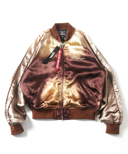 アルファ ma1 バックプリント（メンズファッション） | ファッション