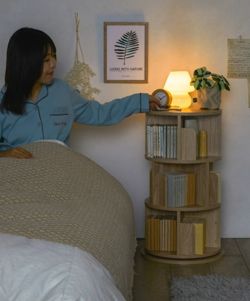 家具 回る本棚 / 収納ラック　4段_16