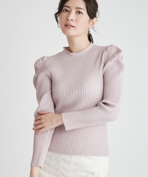 「CELFORD」 長袖ニット 36 ベージュ レディース_画像3