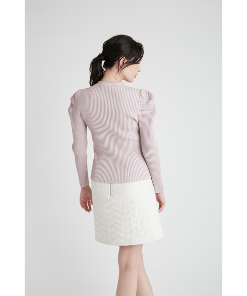 「CELFORD」 長袖ニット 36 ベージュ レディース_画像5