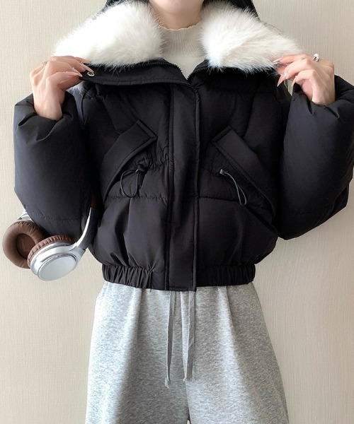 ＆soiree（アンドソワレ） ダウンコート ダウンジャケット ショート丈