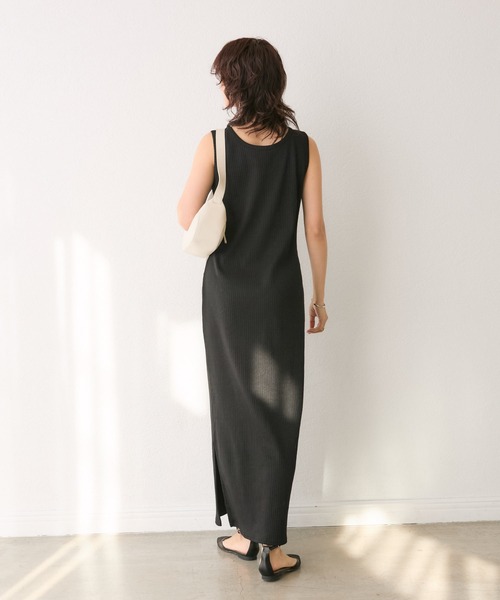 「RIVE DROITE」 ノースリーブワンピース FREE ブラック レディース_画像5
