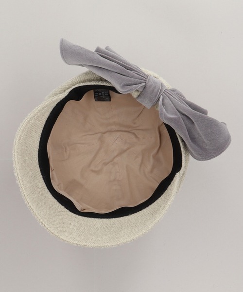 【ca4la】リボン付きキャスケット CA4LA（カシラ） 帽子 キャスケット MILA RIBBON CAS2 レディース