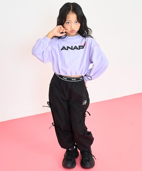 ANAP kids（アナップキッズ） トレーナー ANAPロゴ ハートポイント 