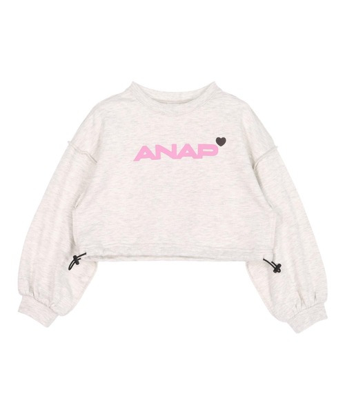 ANAP kids（アナップキッズ） トレーナー ANAPロゴ ハートポイント 