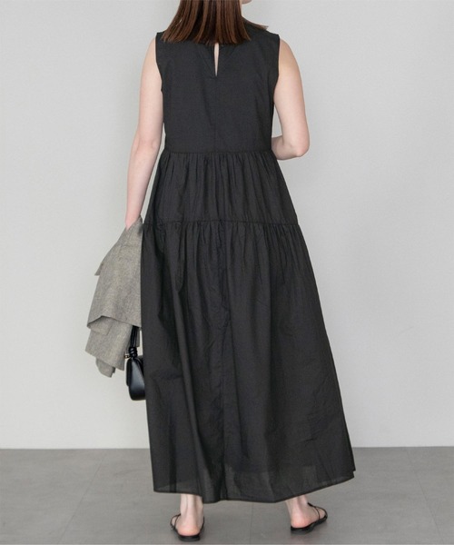 「ur's」 ノースリーブワンピース S ライトパープル レディース_画像6