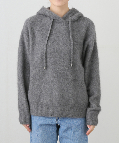 【美品】IENA fluffy fur P/O IENA（イエナ） ニット セーター FLUFFYフーディー レディース