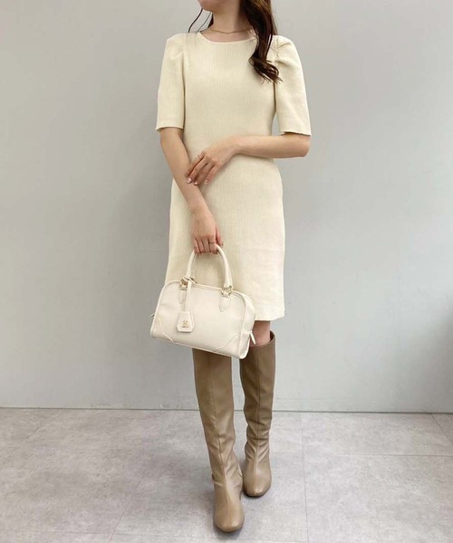 「one after another NICE CLAUP」 キャミソールワンピース FREE アイボリー レディース_画像5