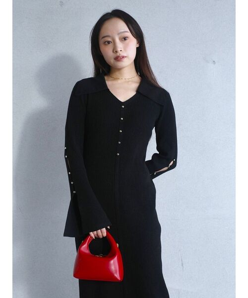 LAGUNAMOON（ラグナムーン） ワンピース ビックカラーメタルボタン