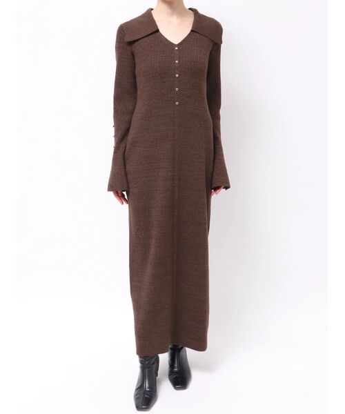 LAGUNAMOON（ラグナムーン） ワンピース ビックカラーメタルボタン