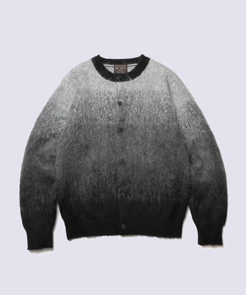 セーター ニット 「MR.OLIVE」GRADATION MOHAIR KNIT /6-BUTTON CARDIGAN メンズの画像
