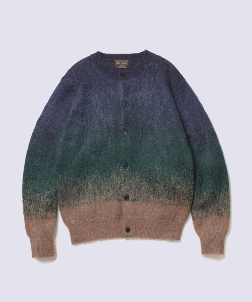 セーター ニット 「MR.OLIVE」GRADATION MOHAIR KNIT /6-BUTTON CARDIGAN メンズの画像