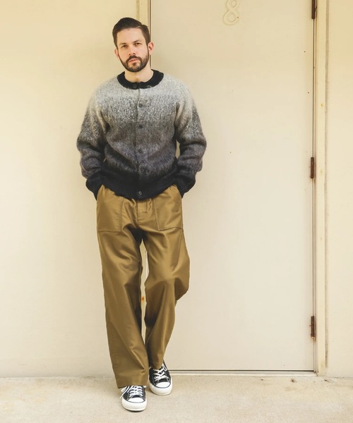 セーター ニット 「MR.OLIVE」GRADATION MOHAIR KNIT /6-BUTTON CARDIGAN メンズの画像