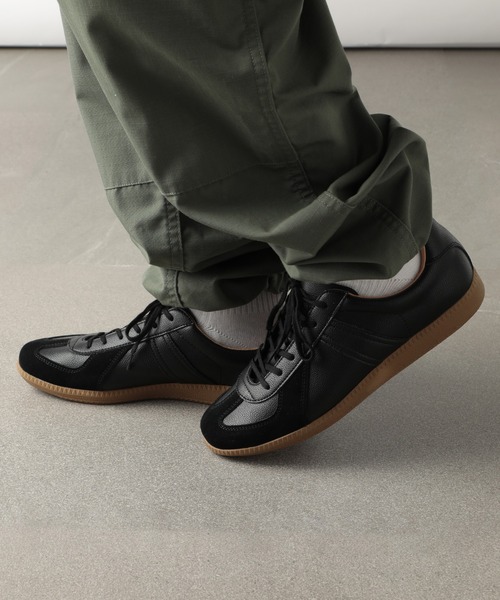 「GERMAN TRAINER」 ローカットスニーカー 36 ブラック メンズ_画像3