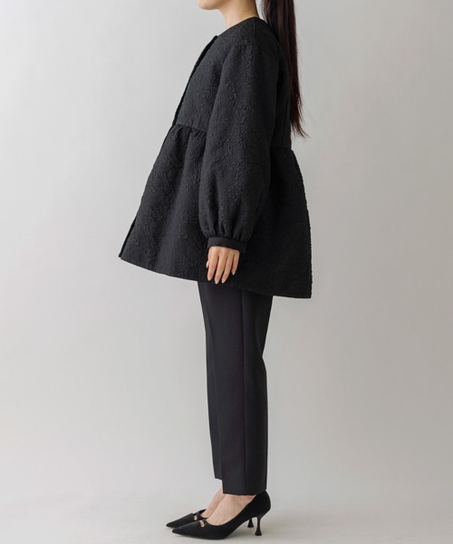 「Sono」 ノーカラージャケット F ブラック レディース_画像7