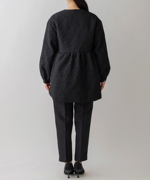 「Sono」 ノーカラージャケット F ブラック レディース_画像8