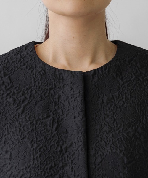 「Sono」 ノーカラージャケット F ブラック レディース_画像9