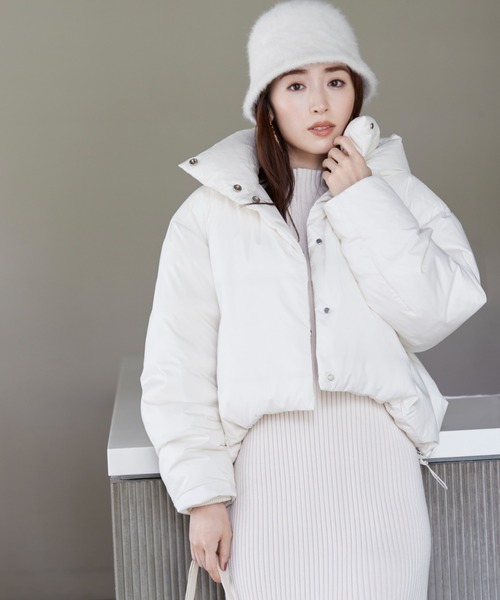 SNIDEL（スナイデル） ダウンジャケット ONE SIZE ホワイト レディース