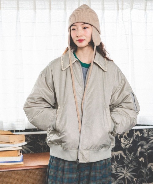 niko and…（ニコアンド） ブルゾン FREE グリーン レディース