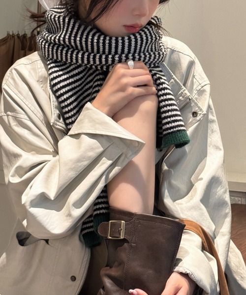 マフラー ストール Casual Border Muffler レディース マフラー ストール Casual Border Muffler レディース