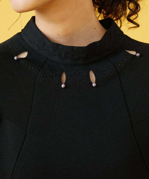 「Jocomomola」 ニットワンピース 40 ピンク レディース_画像5