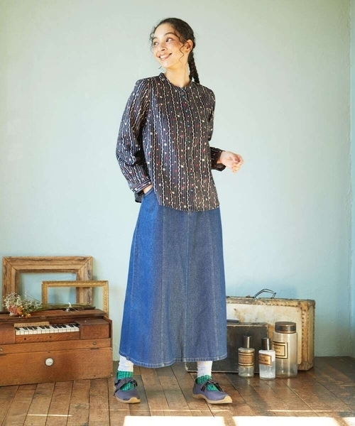 Jocomomola（ホコモモラ） ブラウス シャツ Escala de floral プリント