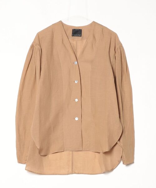 「conte」 長袖ブラウス - ブラック レディース_画像3