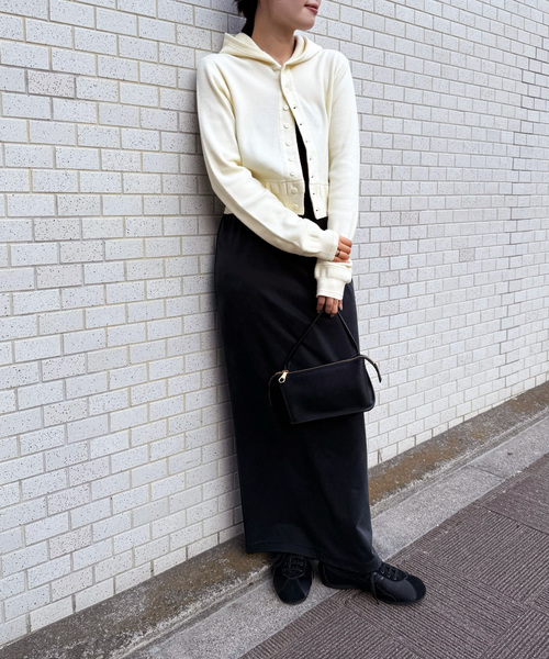 tシャツ 「FAITH×LULU」Thermal hoodie cardigan レディース