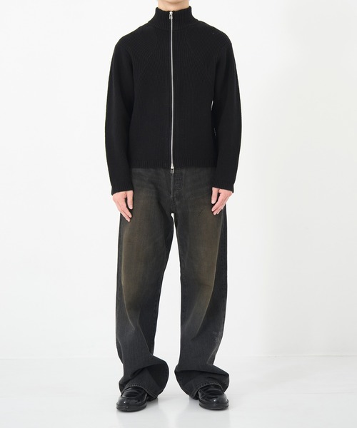CONZ セーター ニット STAND FULL ZIP KNIT メンズ : ZOZOTOWN Yahoo