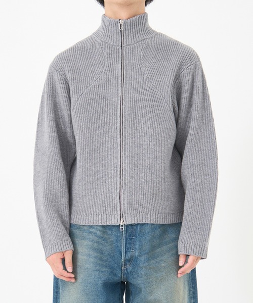 CONZ セーター ニット STAND FULL ZIP KNIT メンズ : ZOZOTOWN Yahoo