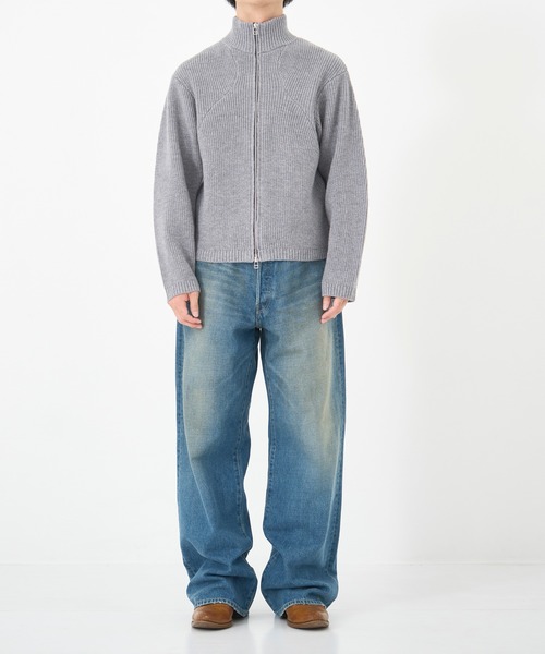 CONZ セーター ニット STAND FULL ZIP KNIT メンズ : ZOZOTOWN Yahoo