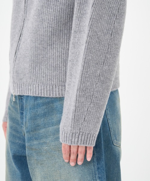 CONZ セーター ニット STAND FULL ZIP KNIT メンズ : ZOZOTOWN Yahoo