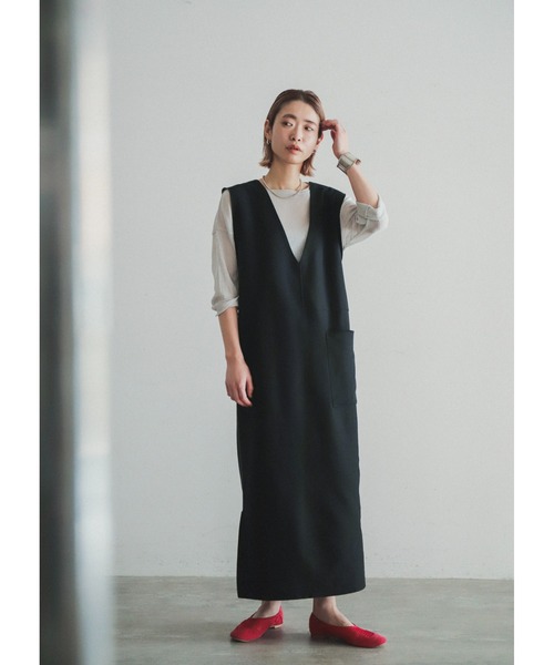 「FIL DE FER」 7分袖カットソー FREE ネイビー レディース_画像7