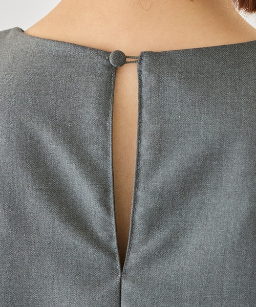 「LAVEANGE」 長袖ワンピース 4L モカ レディース_画像5