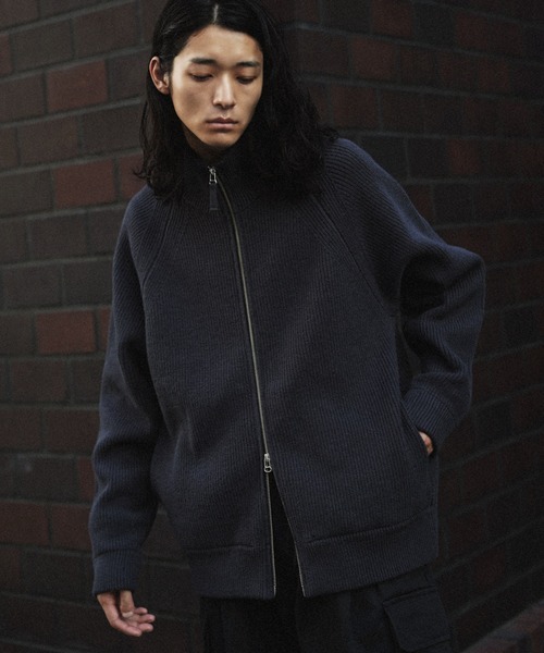 「WYM LIDNM」 ニットカーディガン S ブラウン メンズ_画像5