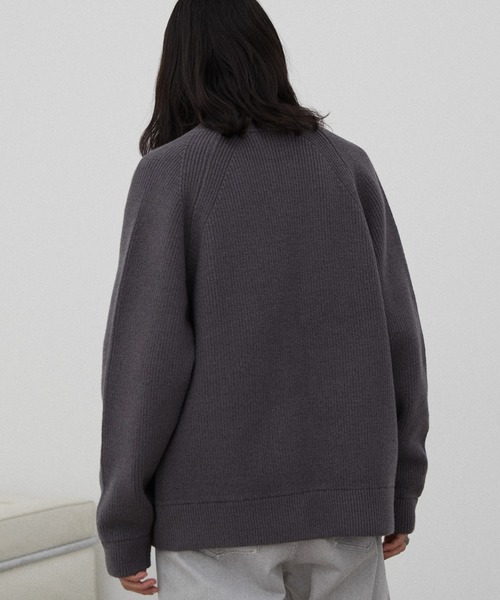 「WYM LIDNM」 ニットカーディガン S ブラウン メンズ_画像9