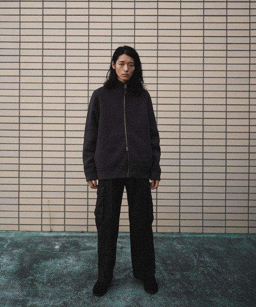 「WYM LIDNM」 ニットカーディガン S ブラウン メンズ_画像10