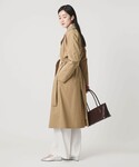 トレンチコート コート トレンチコート ‐はっ...の詳細画像4