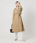 トレンチコート コート トレンチコート ‐はっ...の詳細画像5