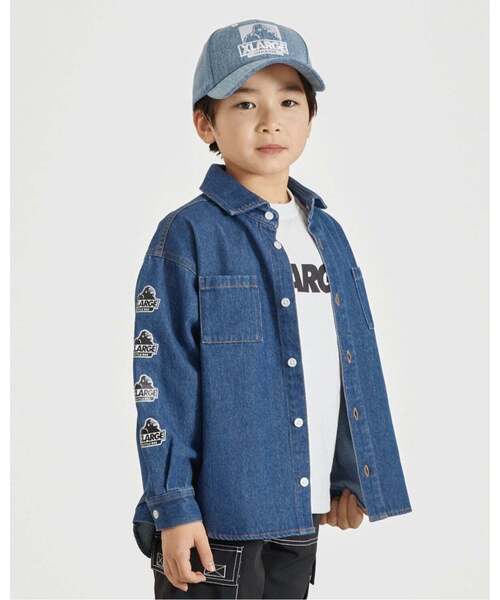 XLARGE KIDS（エクストララージ キッズ） ブラウス シャツ パッチロゴ