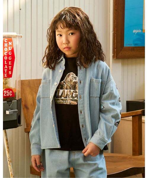 XLARGE KIDS（エクストララージ キッズ） ブラウス シャツ パッチロゴ