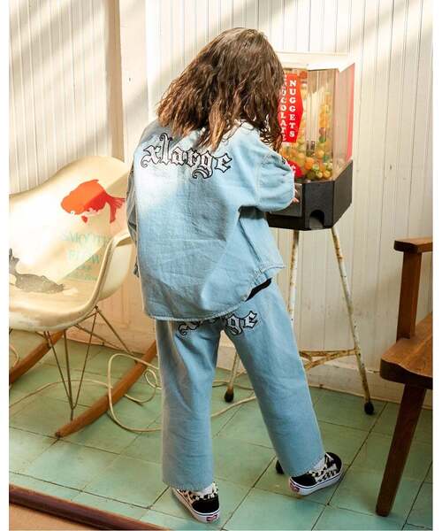 XLARGE KIDS（エクストララージ キッズ） ブラウス シャツ パッチロゴ
