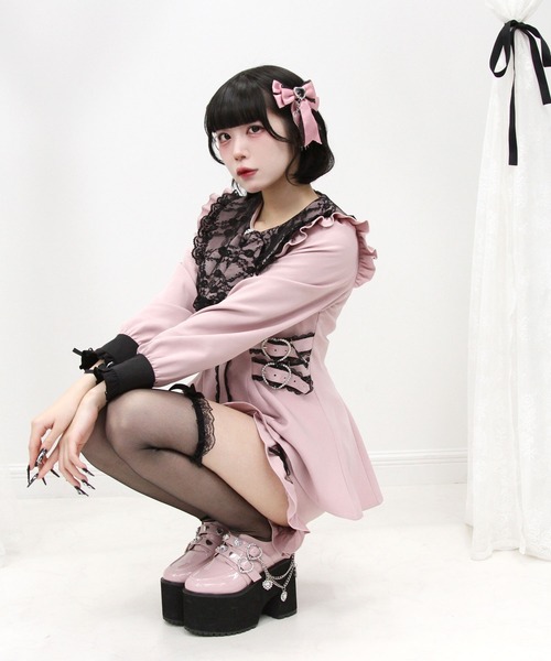 「DearMyLove」 セットアップ MEDIUM ブラック レディース_画像5