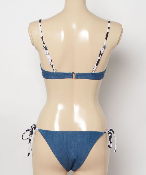 gossip!ロサンゼルス 水着 「Y2Kガーリー」レトロ デニム調 コンビ