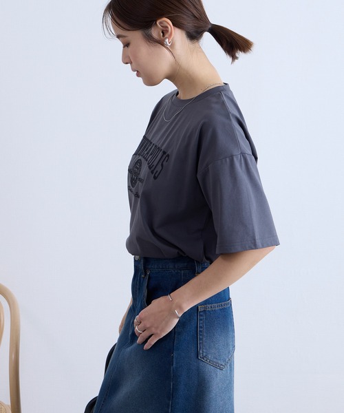 Aunely tシャツ 半袖 「Aunely」涼しげ アーバンニュアンス アソート